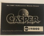 Casper Tv Guide Print Ad Christina Ricci Bill Pullman TPA5 - £4.73 GBP