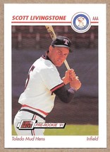 1991 Line Drive AAA #589 Scott Livingstone Toledo Mud Hens - £1.60 GBP