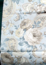 Fabric Red Rooster &quot;Floral Paisley&quot; Light Brown Rose Paisley Quilt Craft $3.50 - £2.78 GBP