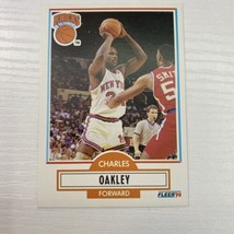 Charles Oakley Knicks 1990-91 Fleer #128 - £1.57 GBP