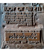 Raybestos Brakes Automotive Copper Engraving Plate Business Cards Antiqu... - $137.13 CAD