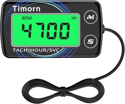 Small Engine Tachometer Hour Meter Timorn Digital Inductive Waterproof T... - $44.15