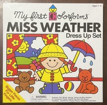 Miss Weather My First Colorforms Dress Up Play Set Nice Condition - 2017 - £19.36 GBP