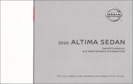 2020 Nissan Altima Sedan Owner's Manual Original [Paperback] Nissan - $39.19