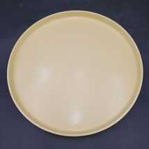Vintage MCM Heller Italy Yellow Melamine 9.75" Round Dinner Plate(s) - $6.25