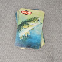 Vintage Ray-O-Vac Bass Fishing Jumping Playing Cards Deck - £8.34 GBP