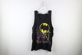 Vintage 80s DC Comics Mens XL Faded Tim Burton Batman Tank Top T-Shirt Black USA - £71.35 GBP