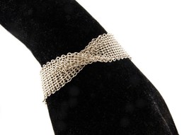 Tiffany & co. elsa peretti mesh bracelet Women's Bracelet .925 Silver 401629 - $499.00
