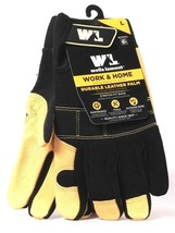 1 Pair Wells Lamont R3264L Work &amp; Home Large Durable Leather Palm Gloves - £21.57 GBP