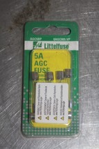 Littlefuse Glass Fuse AGC5BP 5A AGC 5Pk - £6.50 GBP