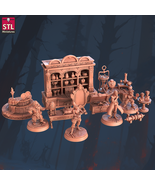 3D Printed STL Miniatures Jewels Crafters Set 28 - 32mm War Gaming D&amp;D - $157.12 MXN+