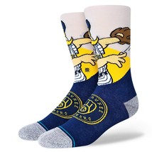 MILWAUKEE BREWERS STANCE Mascot Crew Socks Size YL Fits US Youth Shoe Si... - $11.99
