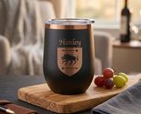 Hanley Irish Coat of Arms Stemless Wine Travel Tumbler - $27.44