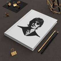 Beatles ringo starr portrait black and white matte hardcover journal 575x8 thumb200