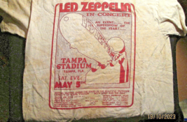 LED ZEPPELIN : (TAMPA STADIUM 1977 CONCERT) ORIG,VINTAGE T-SHIRT - $494.99