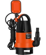 Sump Pump, Prostormer 1Hp 3700Gph Submersible Clean/Dirty Water Pump With - £65.40 GBP