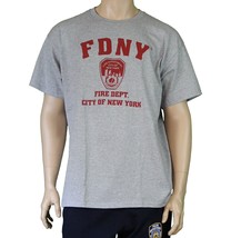 FDNY 9/11 Official Licensed Memorial Tee Short Sleeve T-Shirt Gray FDNY - £15.94 GBP+