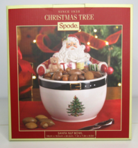 Spode Christmas Tree Santa Bowl Nut Candy Bowl New In Box Holiday - $29.34