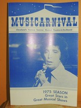 1975 Cleveland Music Festival brochure Tom Jones Cheech Chong Mostel Lansbury ++ - $24.74