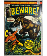 BEWARE #1 (1973) Marvel Comics horror FINE+ - $551.09 MXN