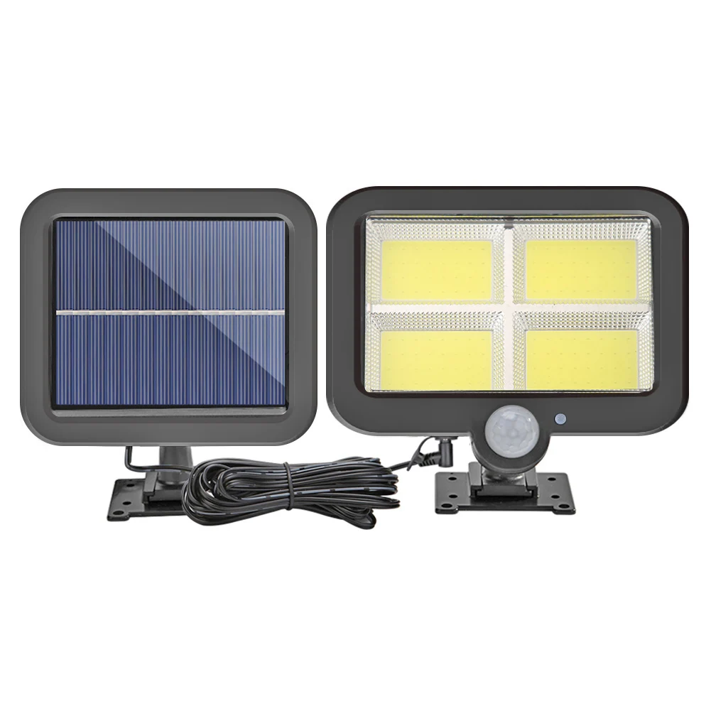 COB 120LED Solar Motion Sensor Wall Light Outdoor Waterproof Garden Lamp Solar L - £42.20 GBP