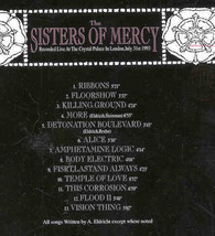 The Sisters Of Mercy - Europe 1993 ( Live at The Crystal Palace . London . UK .  - £17.98 GBP