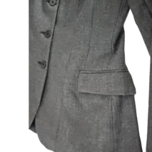 Devon-Aire 100% Wool Show Coat Jacket Ladies Size 10 Gray Pinstripe NEW image 1