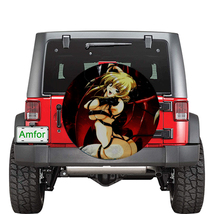Japan Anime Demonstress Universal Spare Tire Cover Size 32 inch For Jeep... - £34.74 GBP