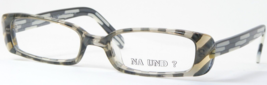 NA UND? Design MARION RAMM 87F3816 G GREY /WHITE /BLACK EYEGLASSES 49-18... - $1,054.92 MXN