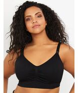 Motherhood Materinity Seamless Maternity &amp; Nursing Bra Black 1X *NEW* kk1 - $12.99