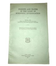 Forests And Water In The Light Of Scientific Investigation 1927 With Letter - £14.54 GBP