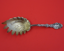 Versailles by Gorham Sterling Silver Macaroni Server Gold Washed Shell Bowl 9" - $701.91