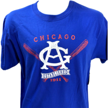 Chicago American Giants Established 1911 Negro League Baseball Blue T Shirt XL - £9.10 GBP