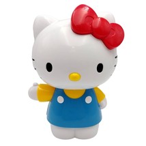 Sanrio Hello Kitty Dancing Waving Figure 7&quot; tall Red Bow - $7.91