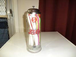 Pepsi Cola Straw Holder Bottle - $34.99