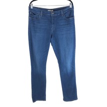 Levis Womens Jeans 414 Classic Straight Leg High Rise Five Pockets Dark ... - £15.12 GBP