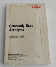 1984 TRW Commonly used acronyms Booklet - £23.95 GBP