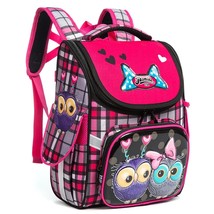 Kids Backpack Children School Bags for Boys Girls Cute  Owl Car Big Capacity Ort - £139.47 GBP