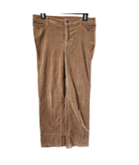 Brown Corduroy Straight Leg Pants Size 8 Petite  - £19.83 GBP
