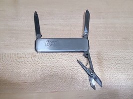 Barlow Pocket Knife Acar Roseville Mi Made Japan Advertising Multi Tool File Vtg - £7.35 GBP