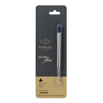 Parker Quink Flow Ball Point Pen Refill BallPen Black Fine Brand New Sealed - $5.99