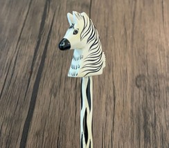 Vintage 80s/90s Zebra Pencil Topper and Pencil - Unused! - £9.34 GBP