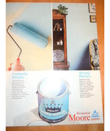 Vintage Benjamin Moore Paint Print Magazine Advertisement 1966 - $6.99