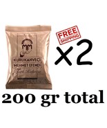 2 pack x Turkish Ground Coffee KuruKahveci Mehmet Efendi 200 gr - 7 Oz - £22.00 GBP