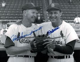 Stan Musial / Red  Schoendienst 8x10 Photo Great Collectable  - £11.78 GBP