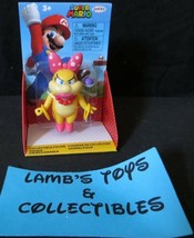 Super Mario Jakks Pacific 2.5" collectible figure 2021 Nintendo Wendy Koopa toy  - £30.23 GBP