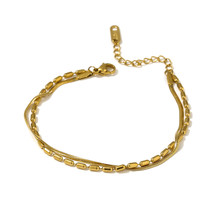 Yhpup Trendy joyer?a acero inoxidable mujer ??????? Jewelry Multi-Layer Golden 1 - £10.44 GBP