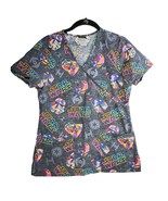 Star Wars Top Size XS Womens Multicolor Short Sleeve V Neck Scrub Top - £12.97 GBP