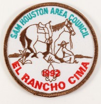 Vintage 1992 El Rancho Cima Sam Houston Council Boy Scout America BSA Camp Patch - £9.31 GBP