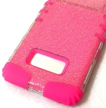 For Samsung Galaxy S8+ Plus - Hybrid Shockproof Armor Case Hot Pink Glitters - £16.77 GBP